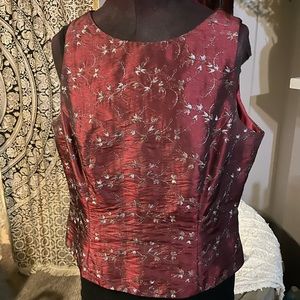 Crimson formal tank. ❤️